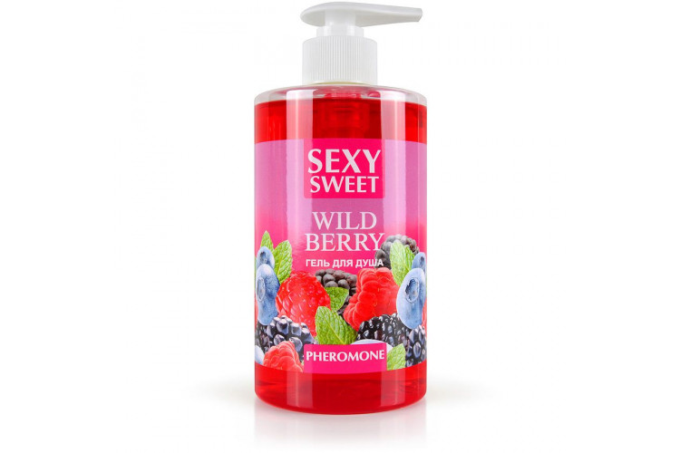 Гель для душа Sexy Sweet Wild Berry с ароматом лесных ягод и феромонами - 430 мл.