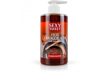 Гель для душа Sexy Sweet Hot Chocolate с ароматом шоколада и феромонами - 430 мл.