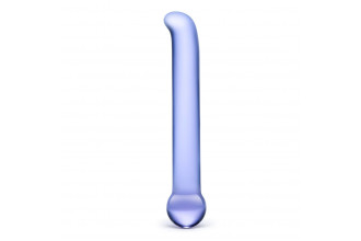 Гладкий стеклянный стимулятор G-Spot Tickler - 17 см.