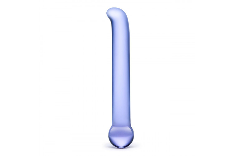 Гладкий стеклянный стимулятор G-Spot Tickler - 17 см.