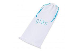 Прозрачный стеклянный фаллоимитатор 6’’ Glass Dildo With Veins & Flat Base - 15,2 см.