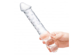 Прозрачный двухсторонний стимулятор 12 Double Ended Dildo - 28 см.