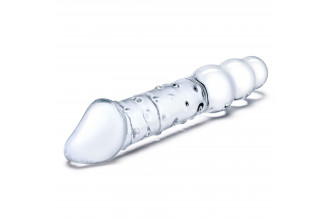 Прозрачный двухсторонний стимулятор 12 Double Ended Dildo - 28 см.