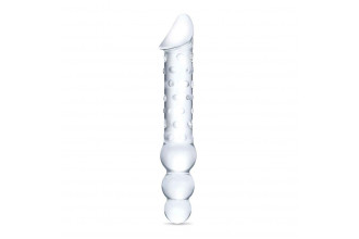 Прозрачный двухсторонний стимулятор 12 Double Ended Dildo - 28 см.