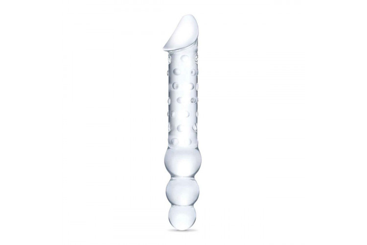Прозрачный двухсторонний стимулятор 12 Double Ended Dildo - 28 см.