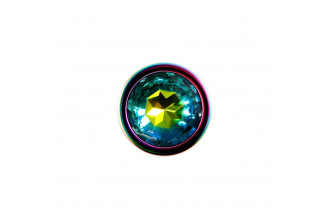 Радужная металлическая пробка Rainbow Metal Plug Medium - 11,1 см.