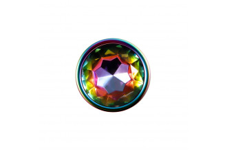 Радужная металлическая пробка Rainbow Metal Plug Large - 12,9 см.