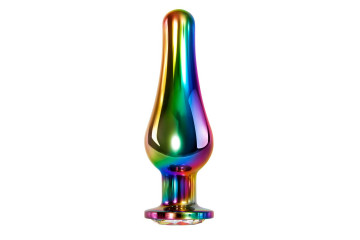 Радужная металлическая пробка Rainbow Metal Plug Large - 12,9 см.