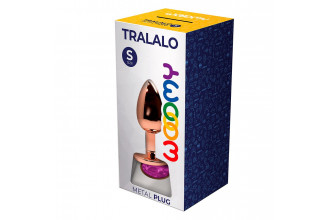 Анальная втулка Wooomy Tralalo Size S c розовым кристаллом