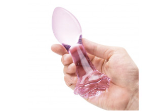 Набор из 3 стеклянных анальных пробок Rosebud Butt Plug Set