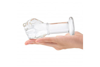 Стеклянный плаг в форме сжатой в кулак руки 5’’ Glass Fist Butt Plug - 13 см.