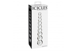 Стеклянная анальная елочка Icicles No.2 - 21,6 см.
