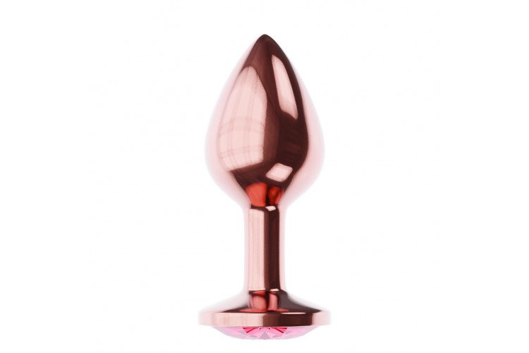 Пробка цвета розового золота с малиновым кристаллом Diamond Ruby Shine L - 8,3 см.
