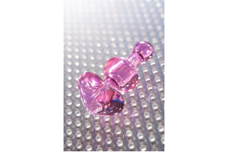 Розовая фигурная анальная втулка - 9,8 см. Розовая фигурная анальная втулка - 9,8 см.