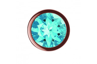 Пробка цвета розового золота с кристаллом Diamond Topaz Shine L - 8,3 см.