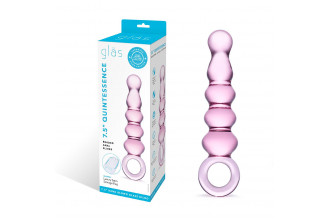 Розовый анальный жезл Quintessence Anal Slider - 19 см.