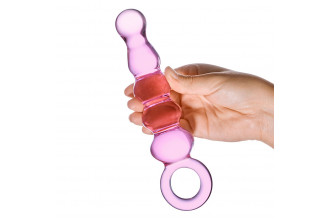 Розовый анальный жезл Quintessence Anal Slider - 19 см.