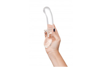 Прозрачный двусторонний стеклянный фаллоимитатор Satisfyer Double Crystal - 19,5 см.