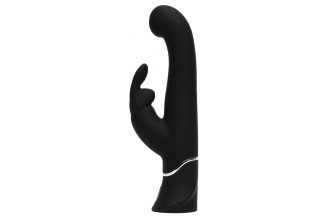 Черный вибратор-кролик G-Spot Stroking Vibrator - 24,2 см.
