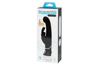 Черный вибратор-кролик G-Spot Stroking Vibrator - 24,2 см.