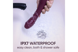 Фиолетовый вибратор Selove CurveRush для симуляции точки G - 20,3 см.