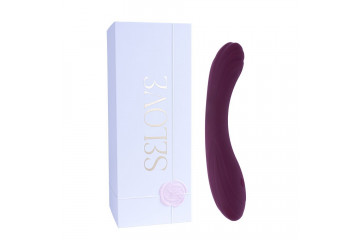 Фиолетовый вибратор Selove CurveRush для симуляции точки G - 20,3 см.