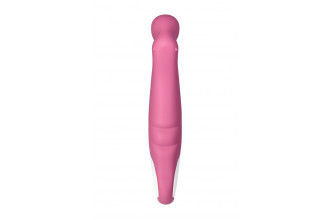 Вибратор Satisfyer Petting Hippo с загнутым кончиком - 22,9 см.