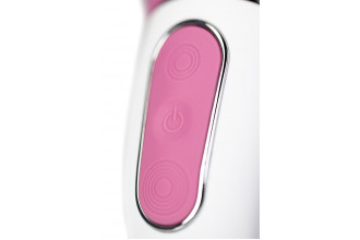 Вибратор Satisfyer Petting Hippo с загнутым кончиком - 22,9 см.