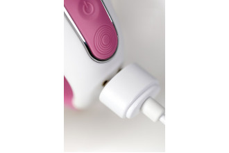 Вибратор Satisfyer Petting Hippo с загнутым кончиком - 22,9 см.