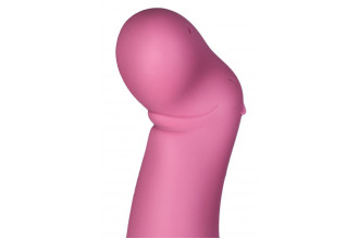 Вибратор Satisfyer Petting Hippo с загнутым кончиком - 22,9 см.