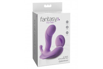 Сиреневый вибратор для зоны G с пультом ДУ G-Spot Stimulate-Her