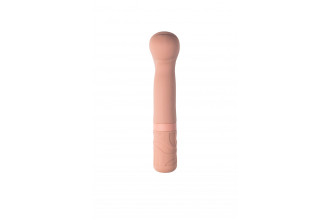 Бежевый мини-вибратор Rocky’s Fairy Mallet - 14,7 см.
