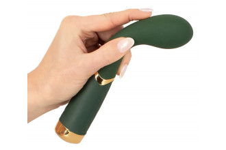 Зеленый стимулятор точки G Luxurious G-Spot Massager - 19,5 см.