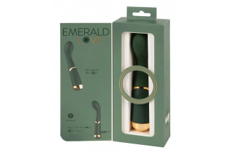 Зеленый стимулятор точки G Luxurious G-Spot Massager - 19,5 см.