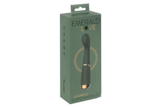 Зеленый стимулятор точки G Luxurious G-Spot Massager - 19,5 см.