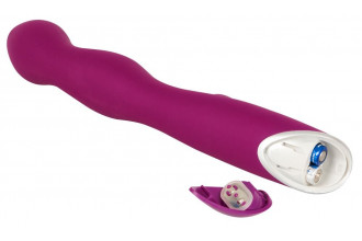 Фиолетовый вибратор A & G-Spot Rabbit Vibrator для стимуляции зон G и A - 23,6 см.