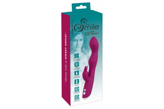 Фиолетовый вибратор A & G-Spot Rabbit Vibrator для стимуляции зон G и A - 23,6 см.