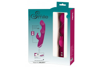 Фиолетовый вибратор A & G-Spot Rabbit Vibrator для стимуляции зон G и A - 23,6 см.