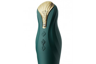 Изумрудный вибратор King с функцией возвратно-поступательных движений - 30,2 см. Изумрудный вибратор King с функцией возвратно-поступательных движений - 30,2 см.