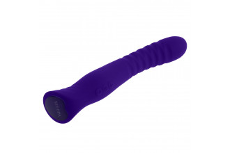 Фиолетовый вибростимулятор Trixxxie - 22,2 см.