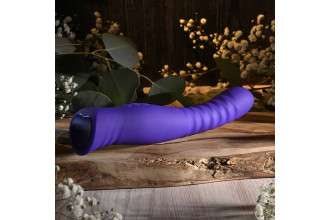 Фиолетовый вибростимулятор Trixxxie - 22,2 см.