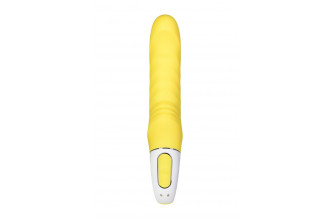 Жёлтый вибратор Satisfyer Yummy Sunshine - 22,5 см.