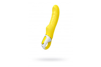 Жёлтый вибратор Satisfyer Yummy Sunshine - 22,5 см.