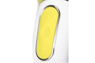 Жёлтый вибратор Satisfyer Yummy Sunshine - 22,5 см.