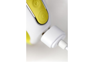 Жёлтый вибратор Satisfyer Yummy Sunshine - 22,5 см.