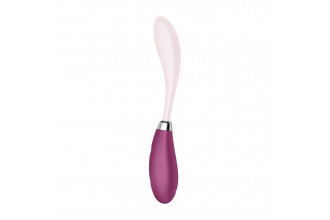 Розовый гибкий вибратор G-Spot Flex 3 - 19,5 см.