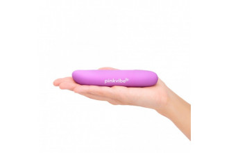 Фиолетовый вибромассажер Pink Vibe для стимуляции точки G и клитора - 12,2 см.