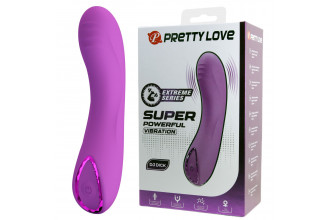 Фиолетовый мини-вибратор DJ Dick - 12,7 см.