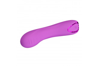 Фиолетовый мини-вибратор DJ Dick - 12,7 см.