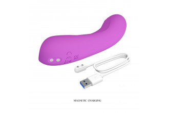 Фиолетовый мини-вибратор DJ Dick - 12,7 см.